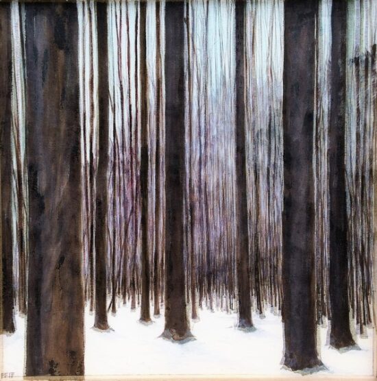 Une forêt en hiver (vendu)